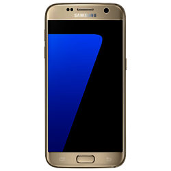 Samsung Galaxy S7 Smartphone, Android, 5.1, 4G LTE, SIM Free, 32GB Gold
